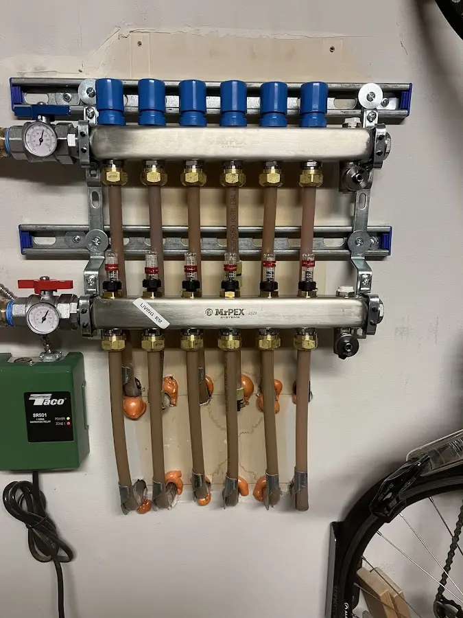 Plumber performing Gas Line Installation at a residential property in Rockdale